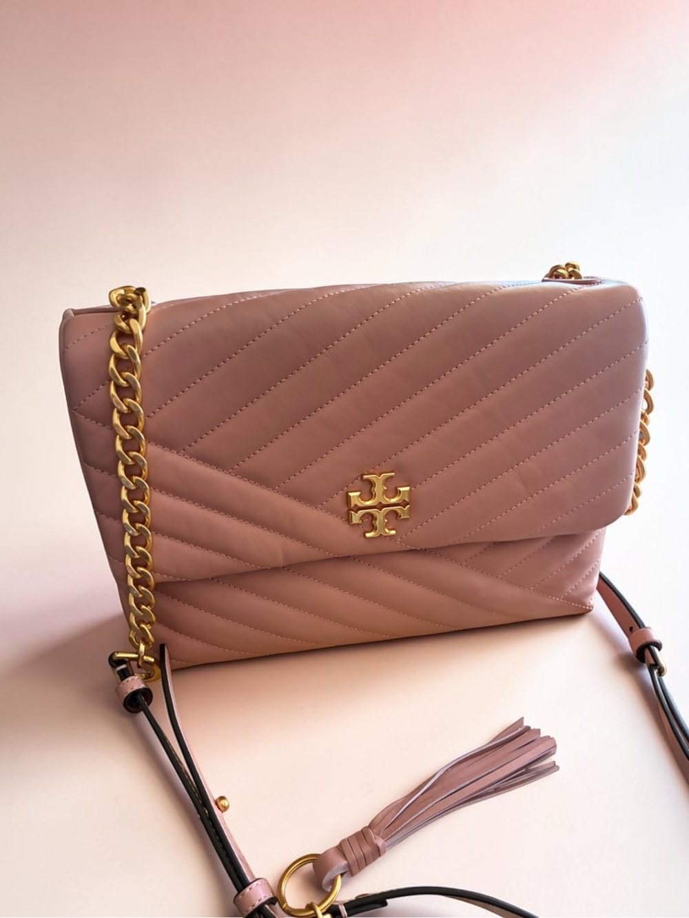 Tory Burch Kira Chevron Convertible Shoulder Bag